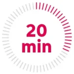 20 minute countdown timer