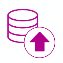 Database upload icon