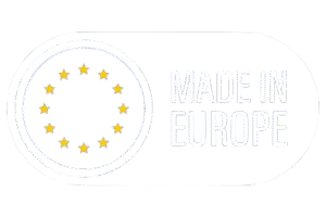 Label with EU stars, 'Made in Europe' text.