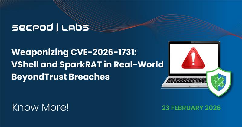 Harnessing CVE-2026-1731: The roles of VShell and SparkRAT in live BeyondTrust breaches