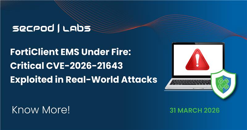 You are currently viewing FortiClient EMS Under Fire: Critical CVE-2026-21643 Exploited in Real-World Attacks