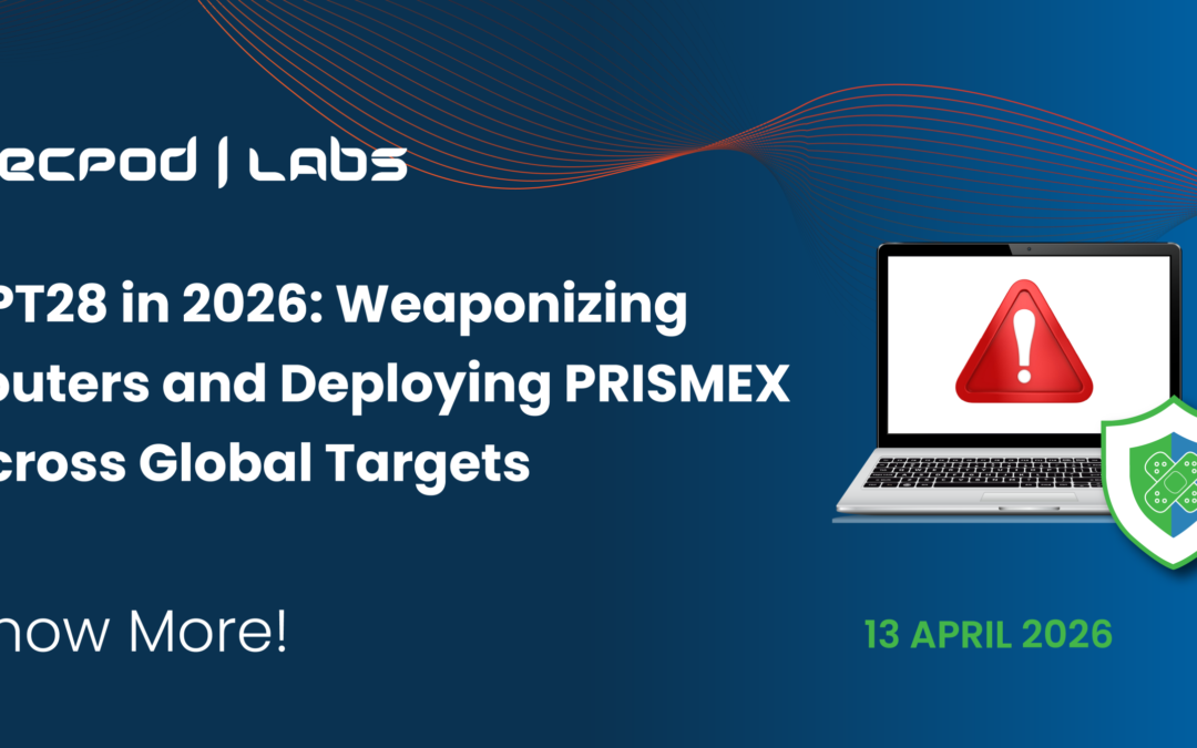 APT28 in 2026: Exploiting routers and launching PRISMEX against worldwide targets