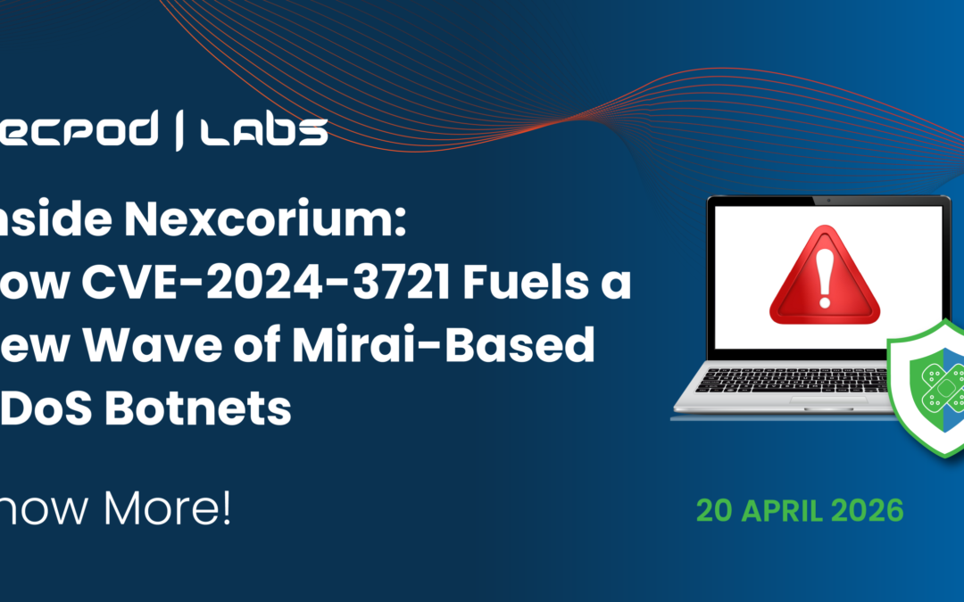 Unpacking Nexcorium: The role of CVE-2024-3721 in sparking a resurgence of Mirai-based DDoS botnets