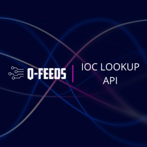Q-Feeds IOC Lookup API graphic banner