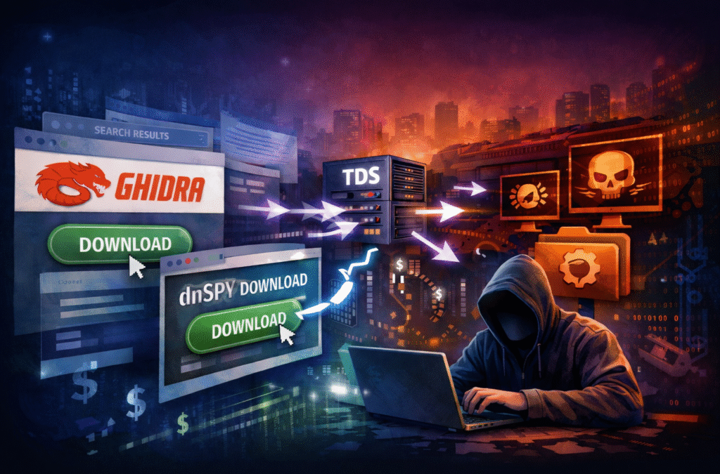 Inside the malware distribution ecosystem: Exploring impersonation, click hijacking, and TDS threats